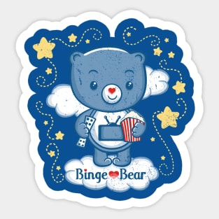 Binge Bear Sticker